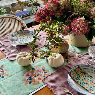 Fringed Linen Placemat, by Swans Island
