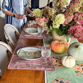Fringed Linen Placemat, by Swans Island