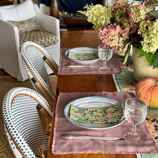 Fringed Linen Placemat, by Swans Island