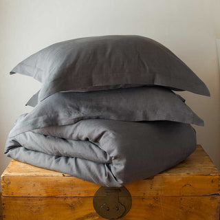 French Linen Duvet Set - Relaxed Darks