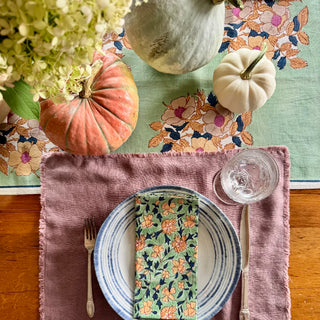 Fringed Linen Placemat, by Swans Island