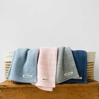 Acadia Organic Wool and Cotton Baby Blanket, by Swans Island