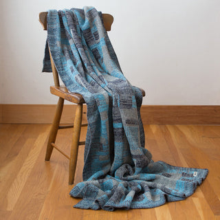 Artisanal Upcycled Patchwork Throw #35