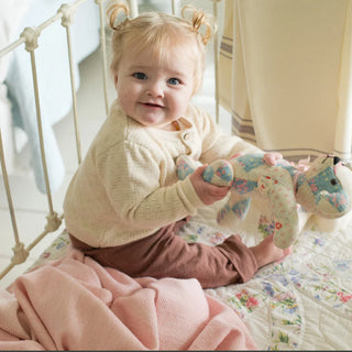 Acadia Organic Wool and Cotton Baby Blanket, by Swans Island