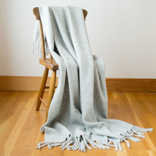 Chunky Alpaca Brushed Bouclé Throw