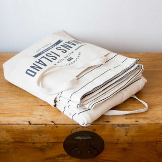American Cotton Pinstripe Blanket, hand-dyed, in gift box