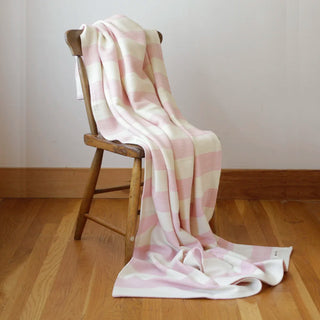Regatta Organic Wool and Cotton Throw, hand-dyed, by Swans Island