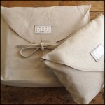 Swans Island blankets packaging