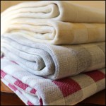 Swans Island Blankets stacked