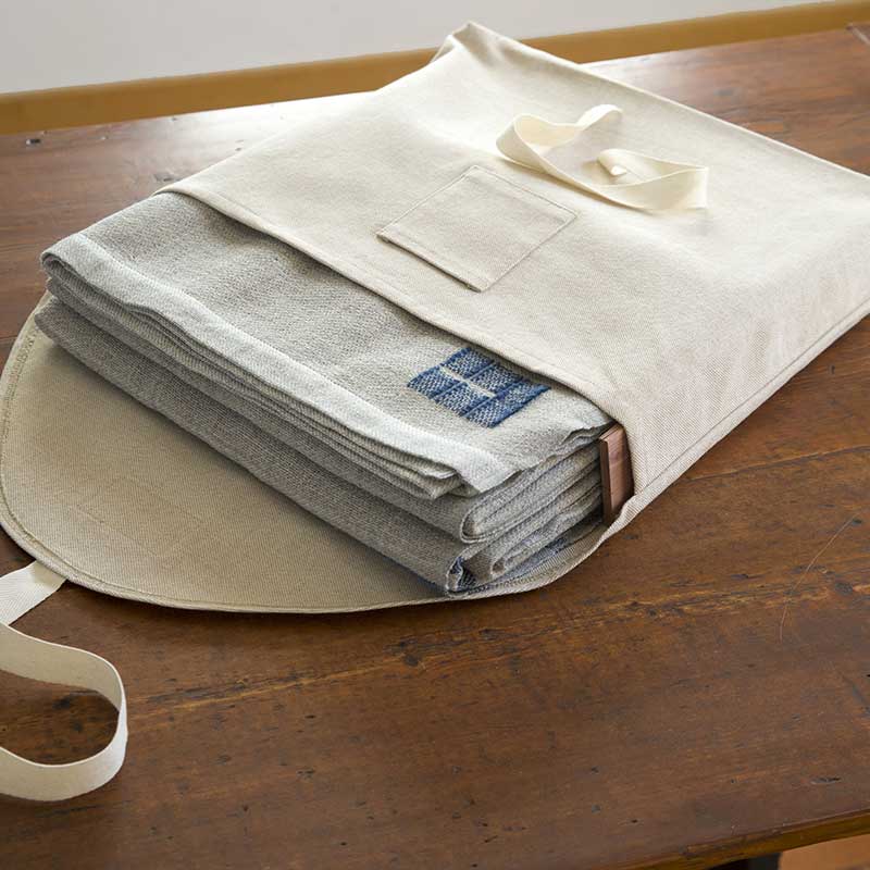 blanket in bag
