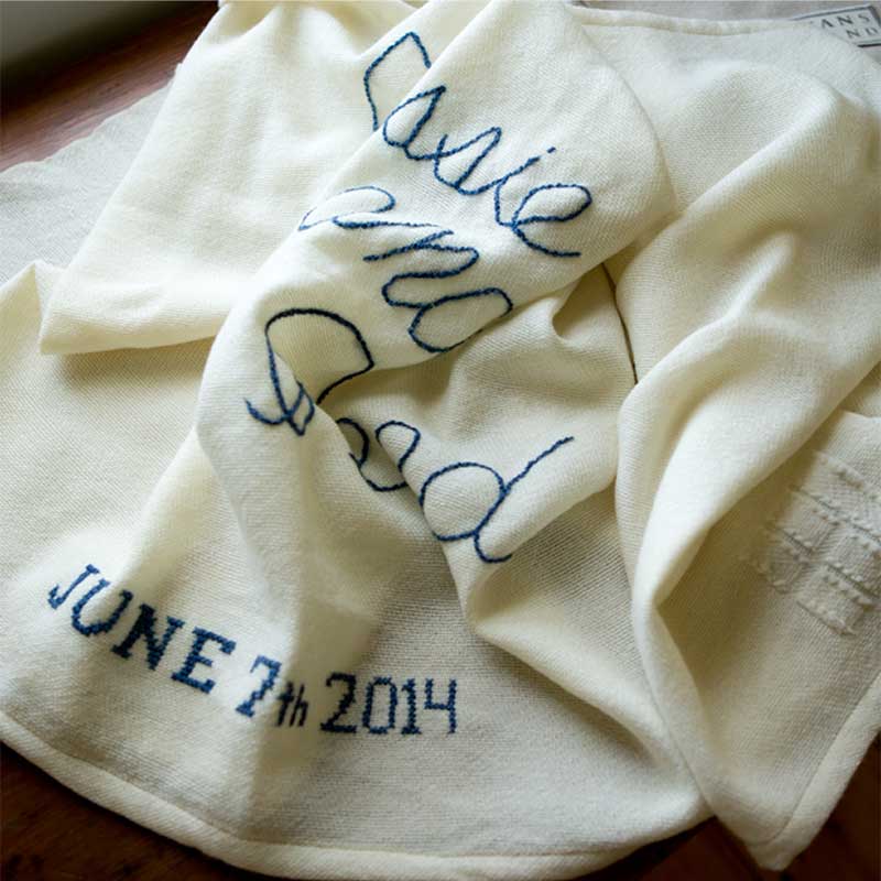 hand embroidered