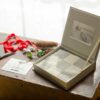 The ultimate Gift - a Swans-Island-Winter-Blanket-Swatch gift box lets them choose their blanket