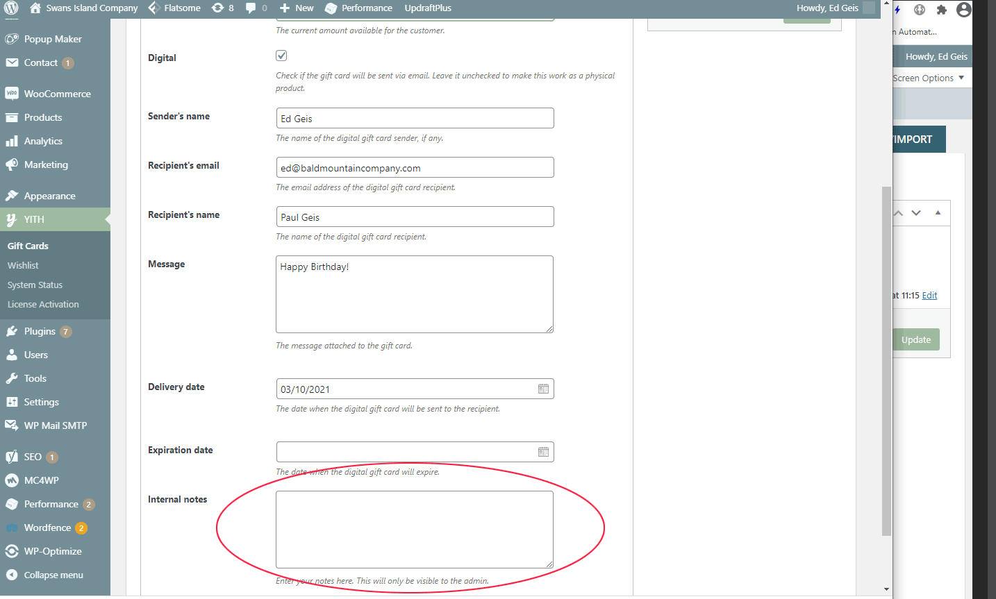 Gift Card screenshot #4