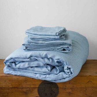 Alternative view of Chambray Linen Bedding Bundle
