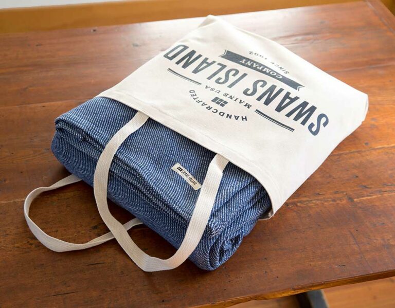 Throw in Canvas Tote