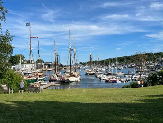 Camden Harbor windjammers