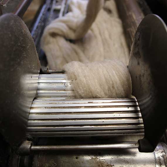 wool at spinnery