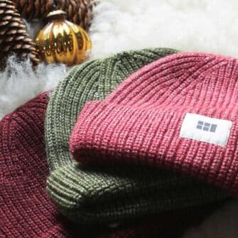 Swans Island Fisherman's Beanie - Knit in USA with soft, hand-dyed silk merino wool. Unisex styling for men and women.