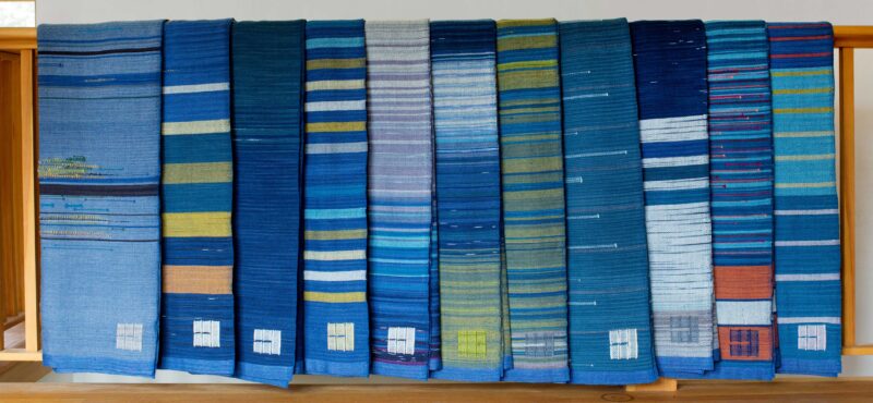 Swans Island Company's Ocean Series Throws - A Limited Edition of eleven handwoven throws inspired by the ocean. Made in Maine, USA.