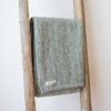 Swans-Island-Richmond Throws woven in Maine with 100% American cotton. Shown here in Walden.