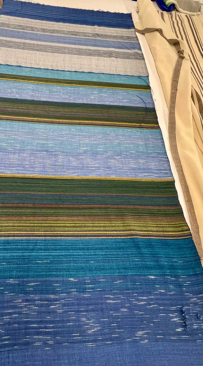 The Swans Island & Eric Hopkins Ltd. Edition Throw 2024. Prototype Version #3.