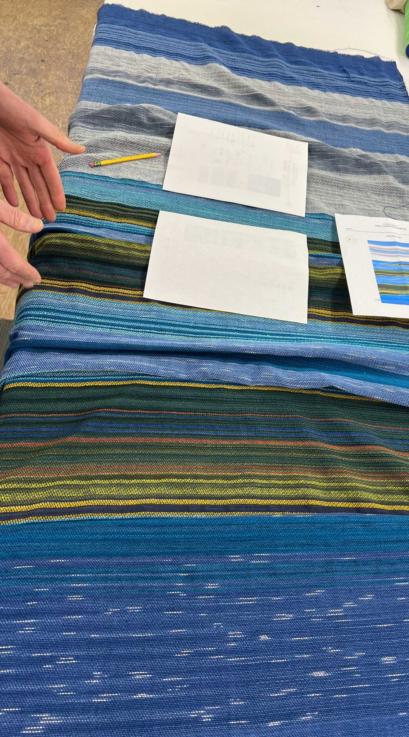The Swans Island & Eric Hopkins Ltd. Edition Throw 2024 - Prototype Version #1.