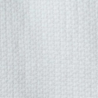 Swans Island Company's Mackenzie blanket is woven in Maine with soft 100% American Cotton. Shown here in White. Swatch