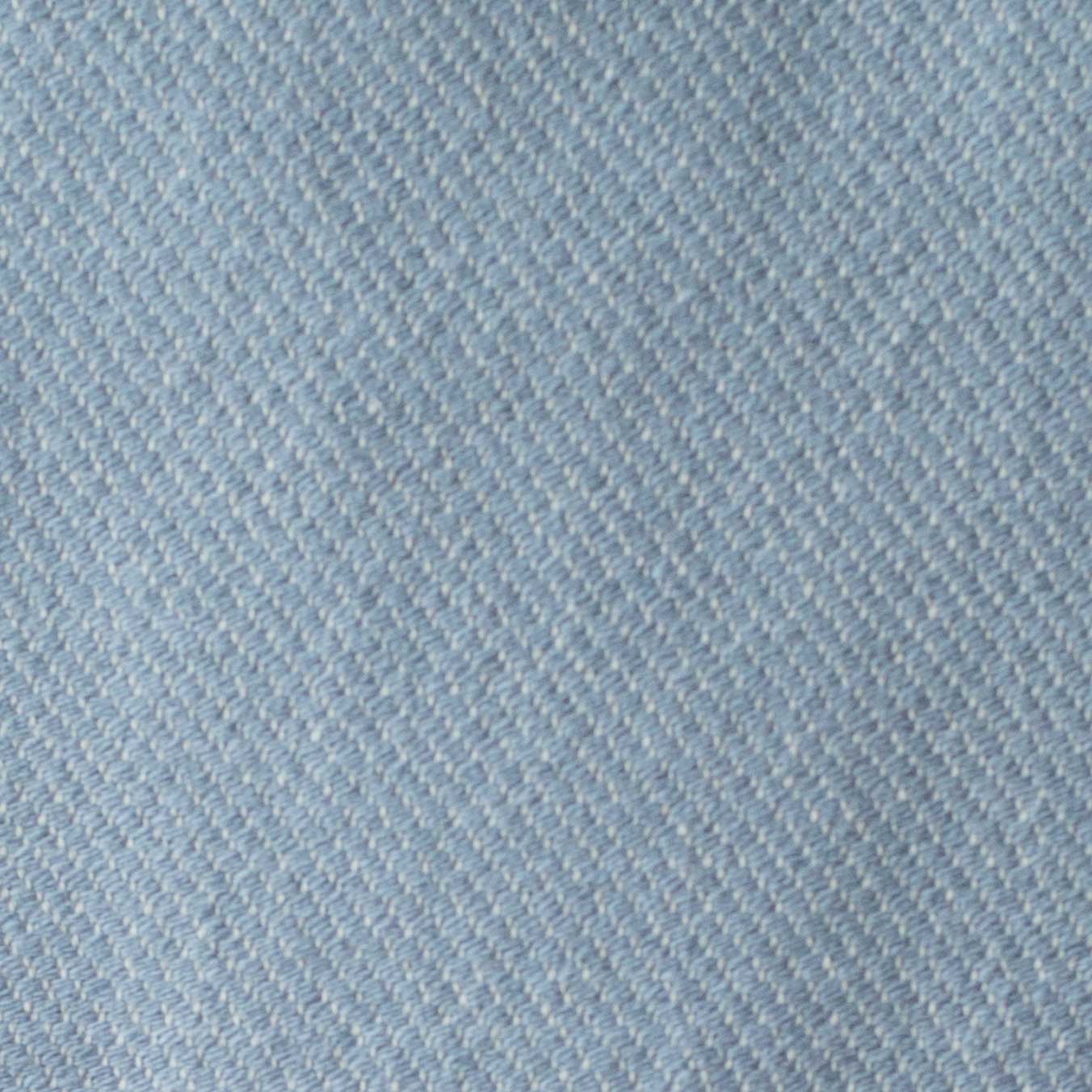 Swans Island Company's Cotton Acadia Baby Blanket. Woven in Maine with hand-dyed American cotton. Shown here in Wedgwood. Swatch