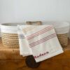 Swans Island Company's Rainbow Stripes Baby Blanket. Handwoven in Maine with soft 100% organic merino wool. Comes in a signature linen box, perfect for gifting.
