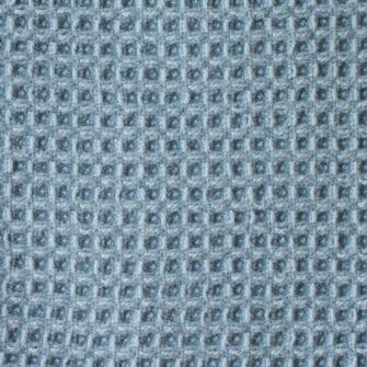 Swans Island Company's Cotton Waffle Baby Blanket is squishy and soft - perfect for tender babes. Made in Maine with 100% American cotton. Shown here in Delft Blue. Swatch