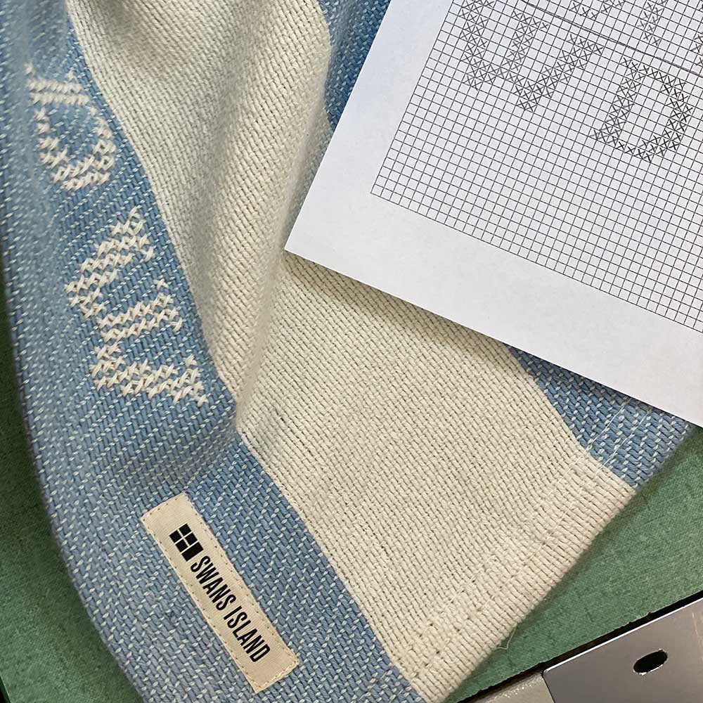 Swans Island Company offers unique hand-stitched monogramming on select baby blankets, throws and blankets. Make your gift unique with a custom monogram. Stitched by hand in the USA.