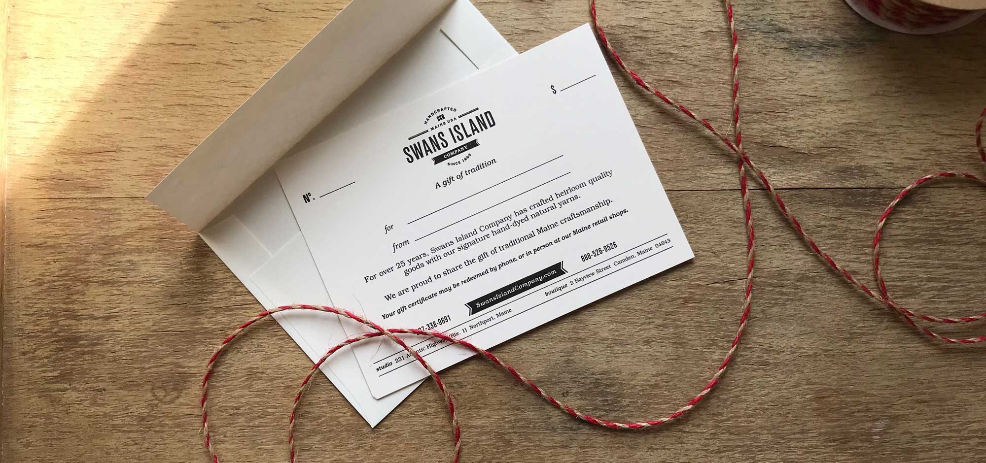 gift card banner