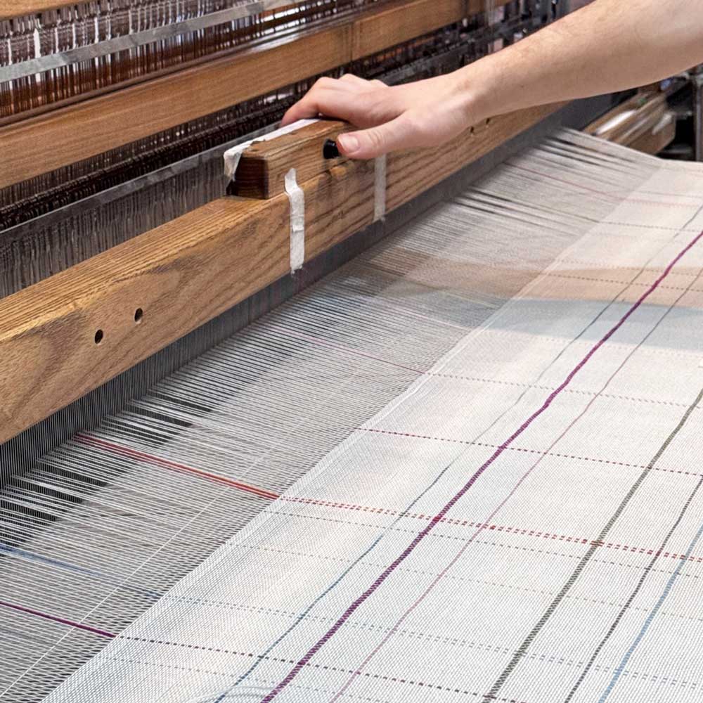 Hand on loom