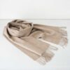 baby alpaca scarf in camel